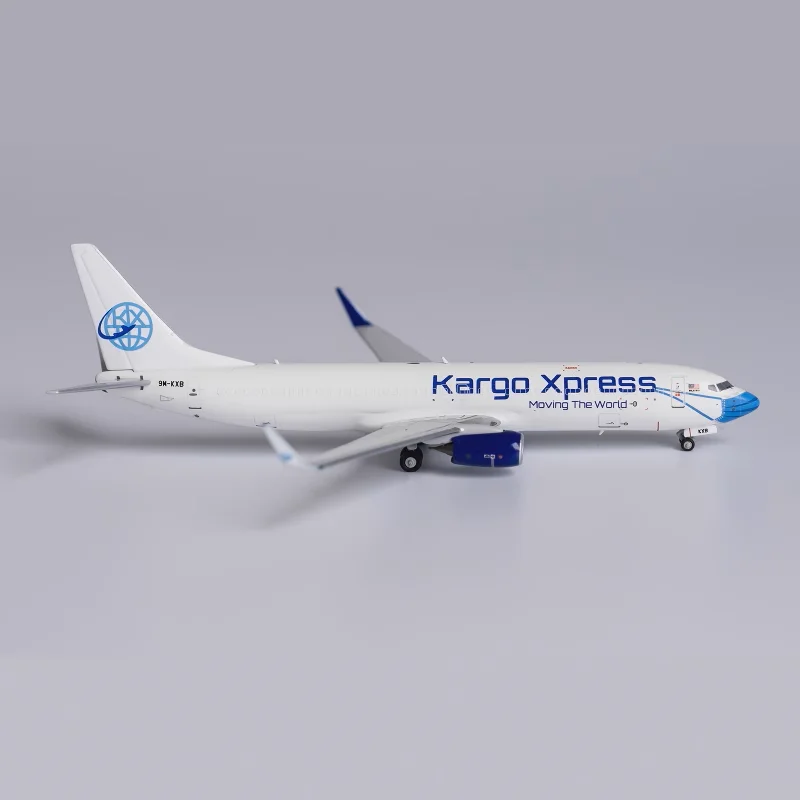 NG Diecast Scala 1/400 Kargo Xpress Modello in lega di aereo Kargo Xpress B737-800/w 9M-KXB Gioca con aereo Toy Boy Confezione regalo