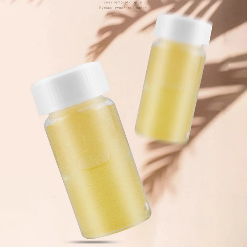 

New 25ML Eyelash Tweezers Cleanser Lash Remover Liquid Cleaning Sponge Acrylic Bottle Lashes Extension Supplies Cleaner Makeup