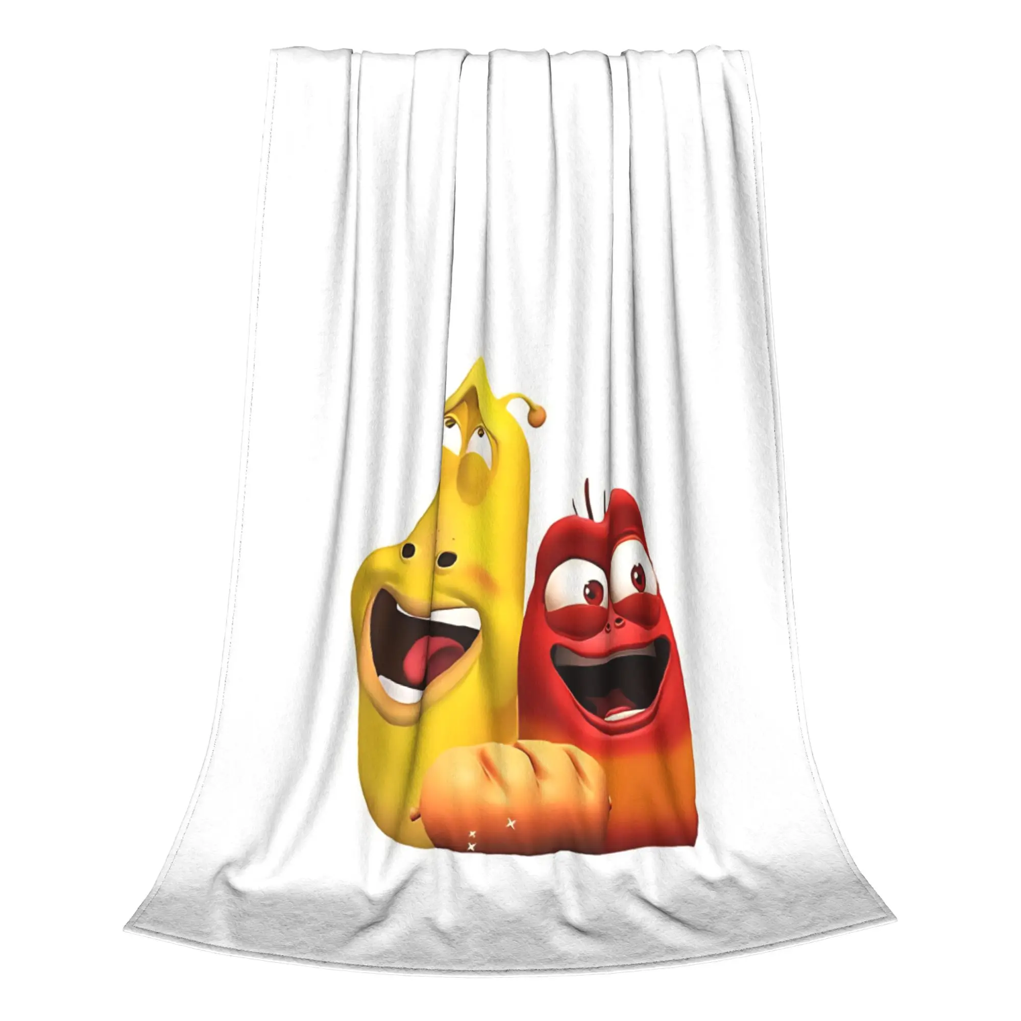1PC Home Cutecore cartoon bug graphic  Larva Blanket Super Cosy Plush Home Living Room Sofa halloween