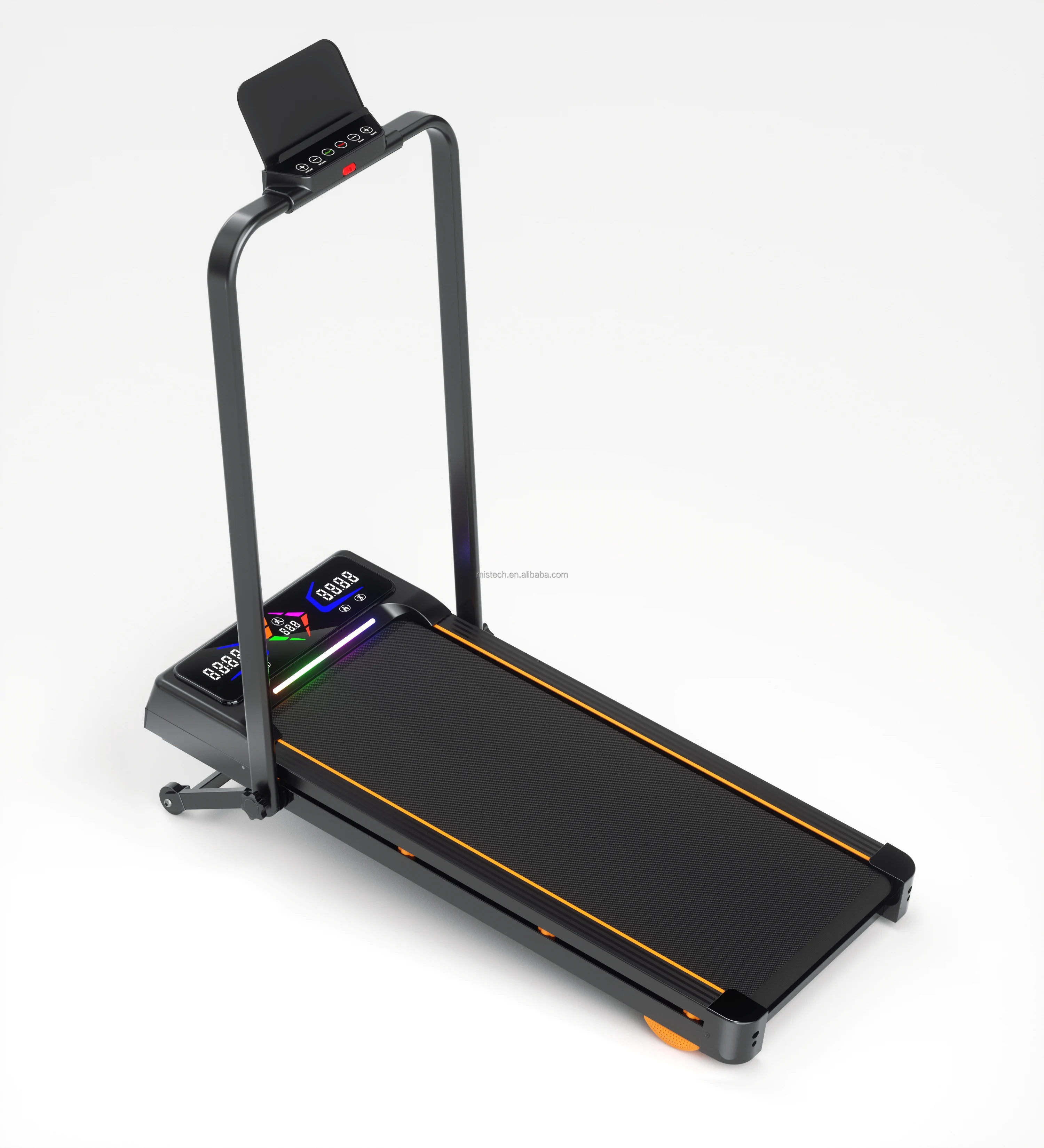 

Smart Electric Foldable Portable Treadmill With Light Emitting Diode Display And 1-8 Km/h Speed Home Smart Control Treadmill