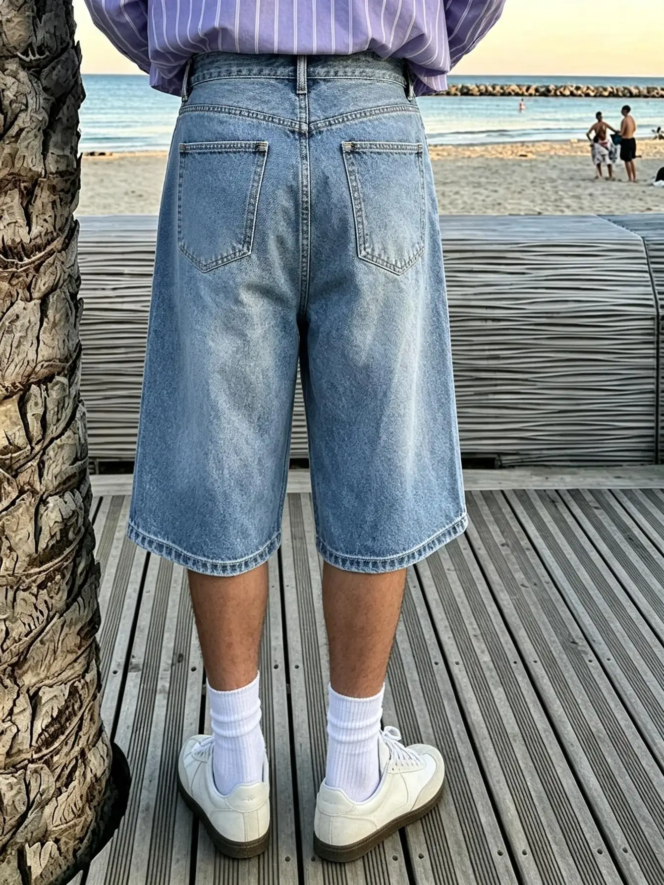 Y2K Lightweight Acid Wash Jeans, Men's Trendy American Street Style Vintage Denim, Retro Gift for Boyfriend