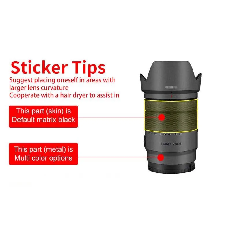 Protective Film Skin Skin Wrap Film Sticker Anti-Scratch For Tamron 28-200mm F/2.8-5.6 Di III RXD 28-200F2.8 28200 Sony Mount