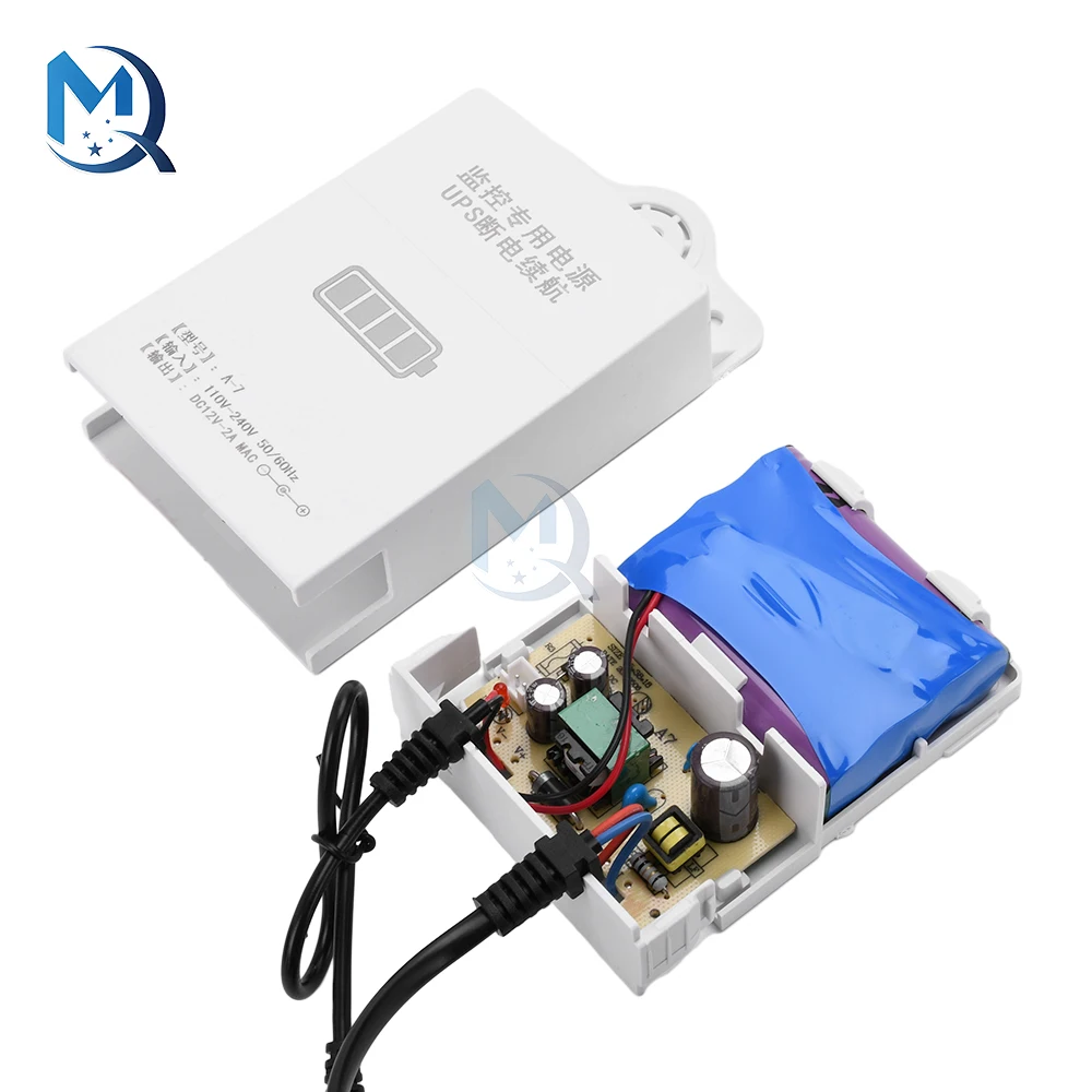 12V Monitoring Continuous UPS Uninterruptible Power Supply Monitoring Emergency Power Outage Continuous Outdoor RegulatedAdapter