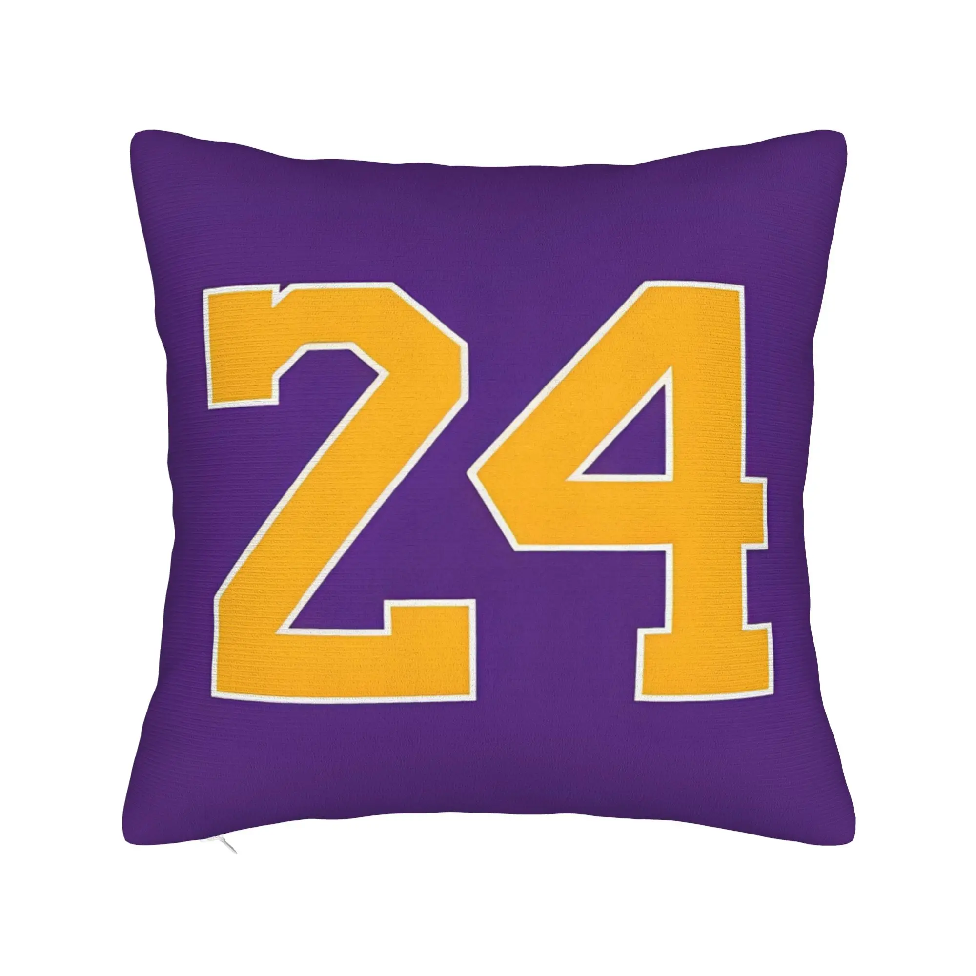 Cosplay Costume Basketball Number 24 23 8 Square Pillow Covers Polyester Home  Cushion Case Cute Decor Pillow Cover 40*40