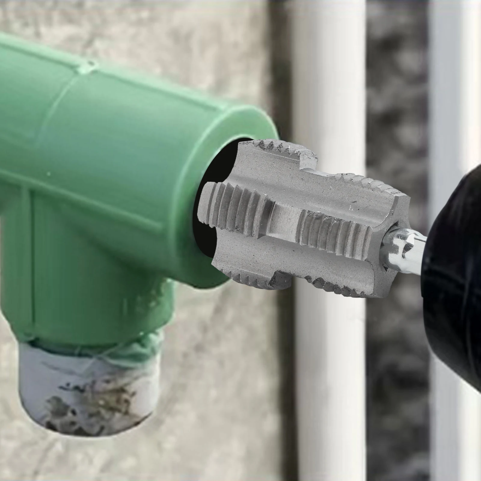 4 Point 6 Point PPR Water Pipe Internal Thread Opener For PVC Plastic Pipe Thread Tap Manual Electric Drill Hand Tool