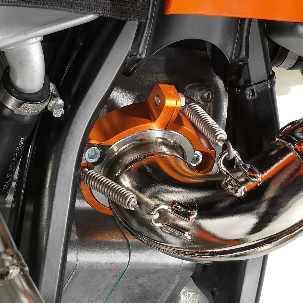 For Husqvarna TC 250 TX 300 2023-2024-2025 Motorcycle Accessories Exhaust Flange Clamp Guard Protector TE 250 /300 2024-2025