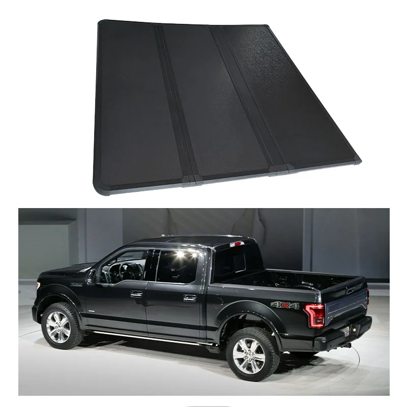 

4x4 Tri-fold Hard Car Bed Cover for Chevrolet Colorado Toyota for Tacoma Isuzu Tundra Ranger Truck 5ft Exterior Accessories Bed