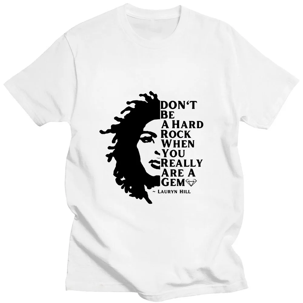 Lauryn Hill T Shirt Graphic Printing Retro High Quality Tee-shirt Ropa Mujer Cotton Casual Tshirt Summer O-neck Soft Punk Tees