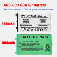 AGS-003 Battery Game Boy GBA SP AGS003 850mAh 900mAh 3.7V Lithium Batteries for Nintendo GBASP Game Console Cell Replacement