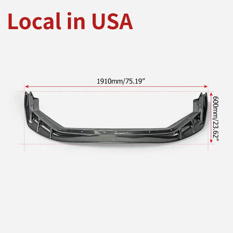 

(Local in USA) For Nissan GTR R35 2017 MY17 Front Bumper Lip Bodykits FRP Unpainted Trim Parts