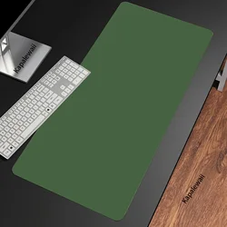 Pure Color Green Gaming Mouse Pad Locking Edge Large Mouse Mat Laptop Mouse Carpet Game Carpet Keyboard Pads Gamer Desk Mat