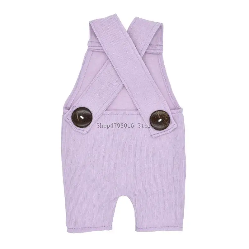 Newborn Baby Photography Prop Outfits Solid Color Overall for 0-2 Months Romper Outfit Soft and Comfy Outfits