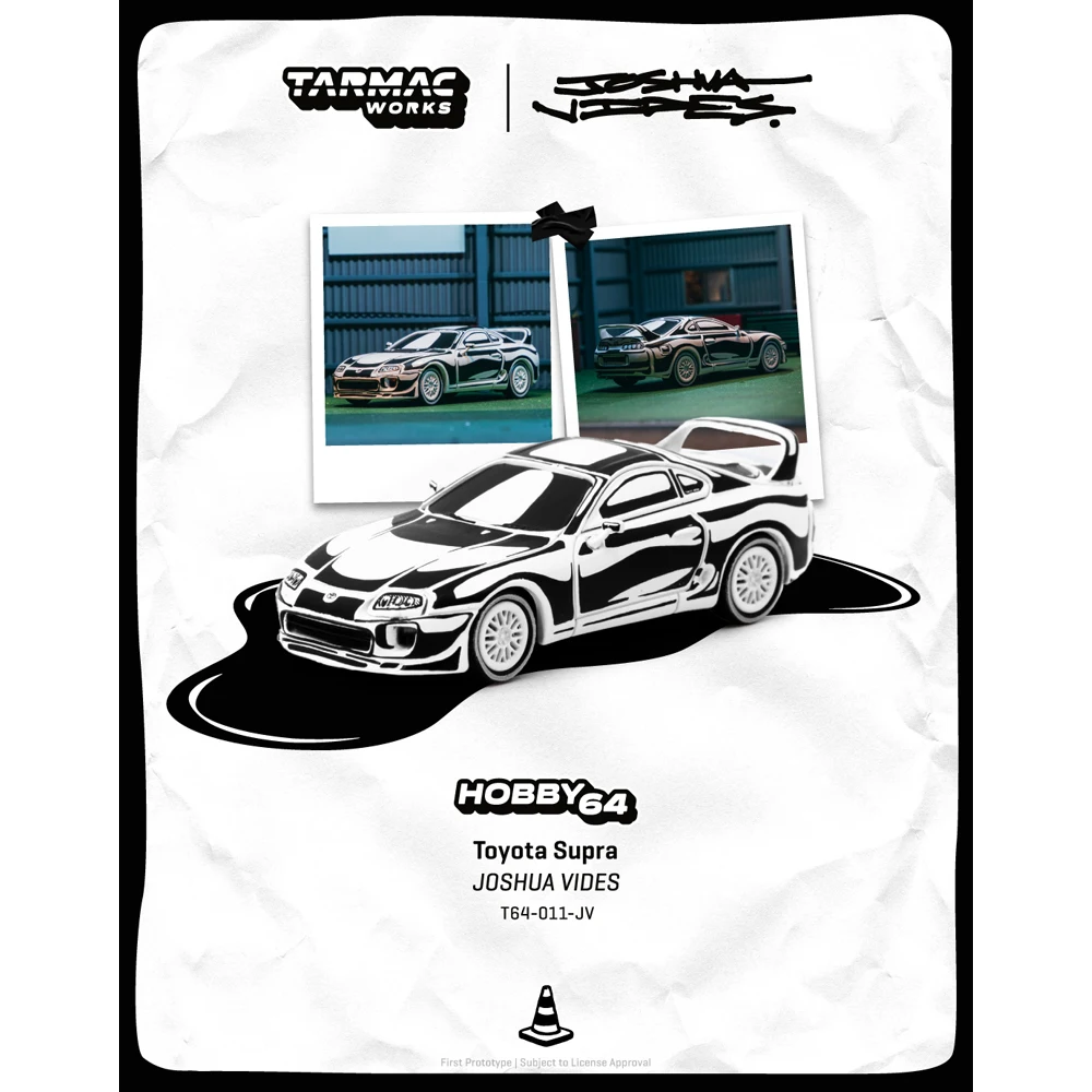 

Литая под давлением модель автомобиля PreSale TW 1/64 Toyota Supra — разработанная JOSHUA VIDES, высокопроизводительная ограниченная серия, подарок для мальчиков и взрослых