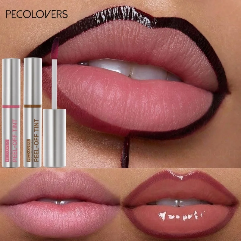 1PC Peel-Off Lip Liner Tattoo,Waterproof Long-Lasting Matte Lip Stain,Hydrating Makeup,Lip Liner & Gloss