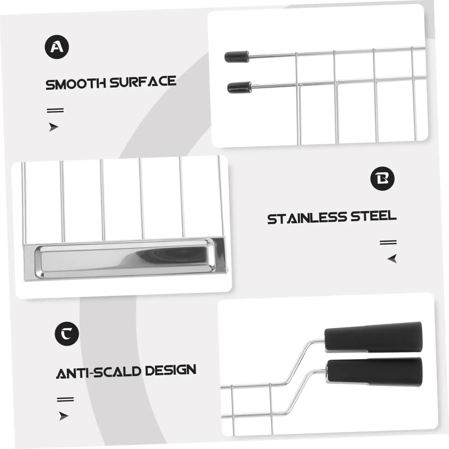 Grill Brot Maker Sandwich Käfig Heizung Rack Für Toast Maschine Liefert Toast Maschine Halter Toast Rack Edelstahl Househo