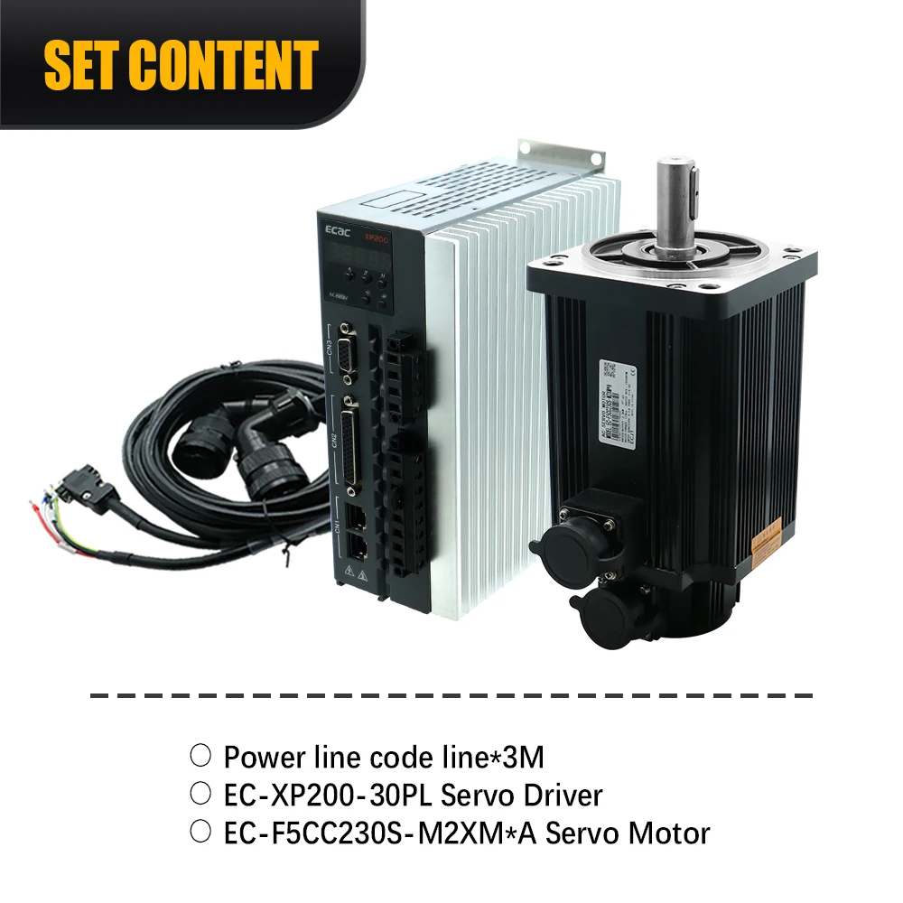 محرك سيرفو لجهاز التوجيه ، محرك أحادي الطور أو ثلاثي الطور ، كبلات RS485 ، 3 م ، كيلو وات ، 1500PPR ، 15Nm ، AC V ، AC V ، 130 sg-m15015 #3