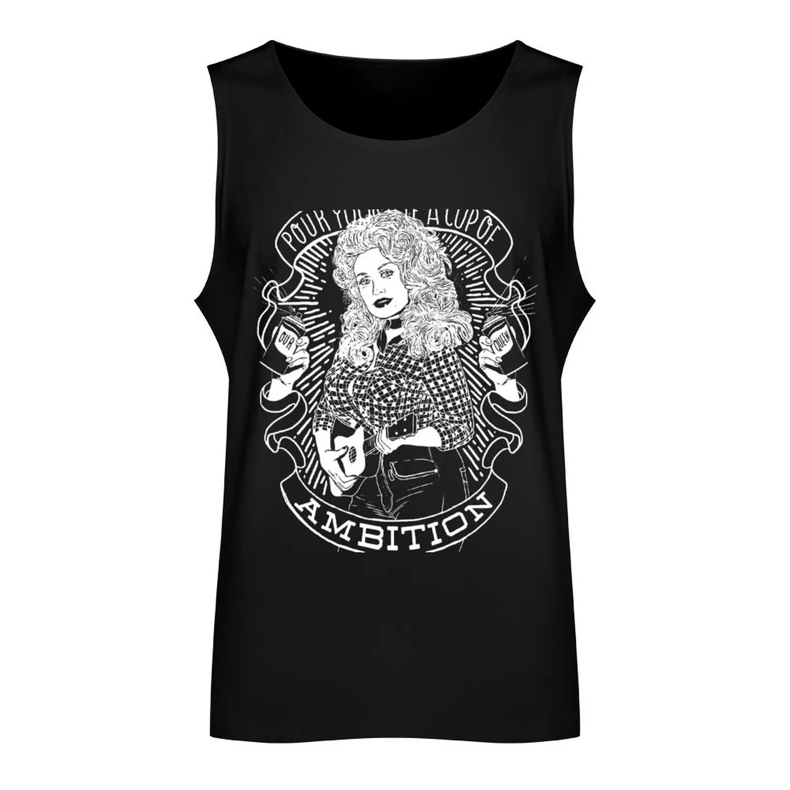 Cintaku Tetap Bersama mu Mbak dolly parton dolly parton dolly parton Tank Top sleeveless man vest