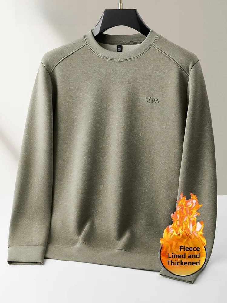 

Толстовка на подкладке больших размеров свободного покроя Spor Overhead Base Layer irt для мужчин больших размеров с зимней одеждой больших размеров