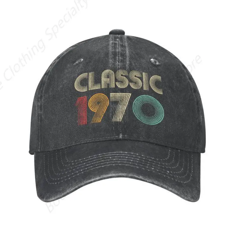 

Cool Cotton Classic 1970 Baseball Cap Women Men Personalized Adjustable Adult Vintage 53th Birthday Gift Dad Hat Hip Hop