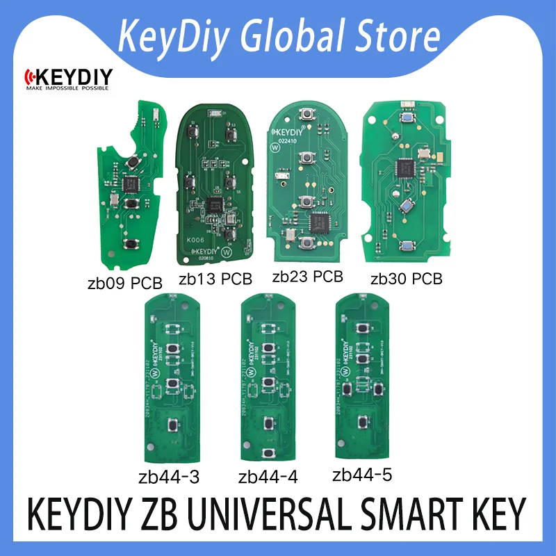 

10PCS KeyDiy 46/47/48/49/4A Keyless PCB zb09 zb13 zb23 zb30 zb44-3 zb44-4 zb44-5 Universal smart key KD900/KDMAX/KDX2/KDX4