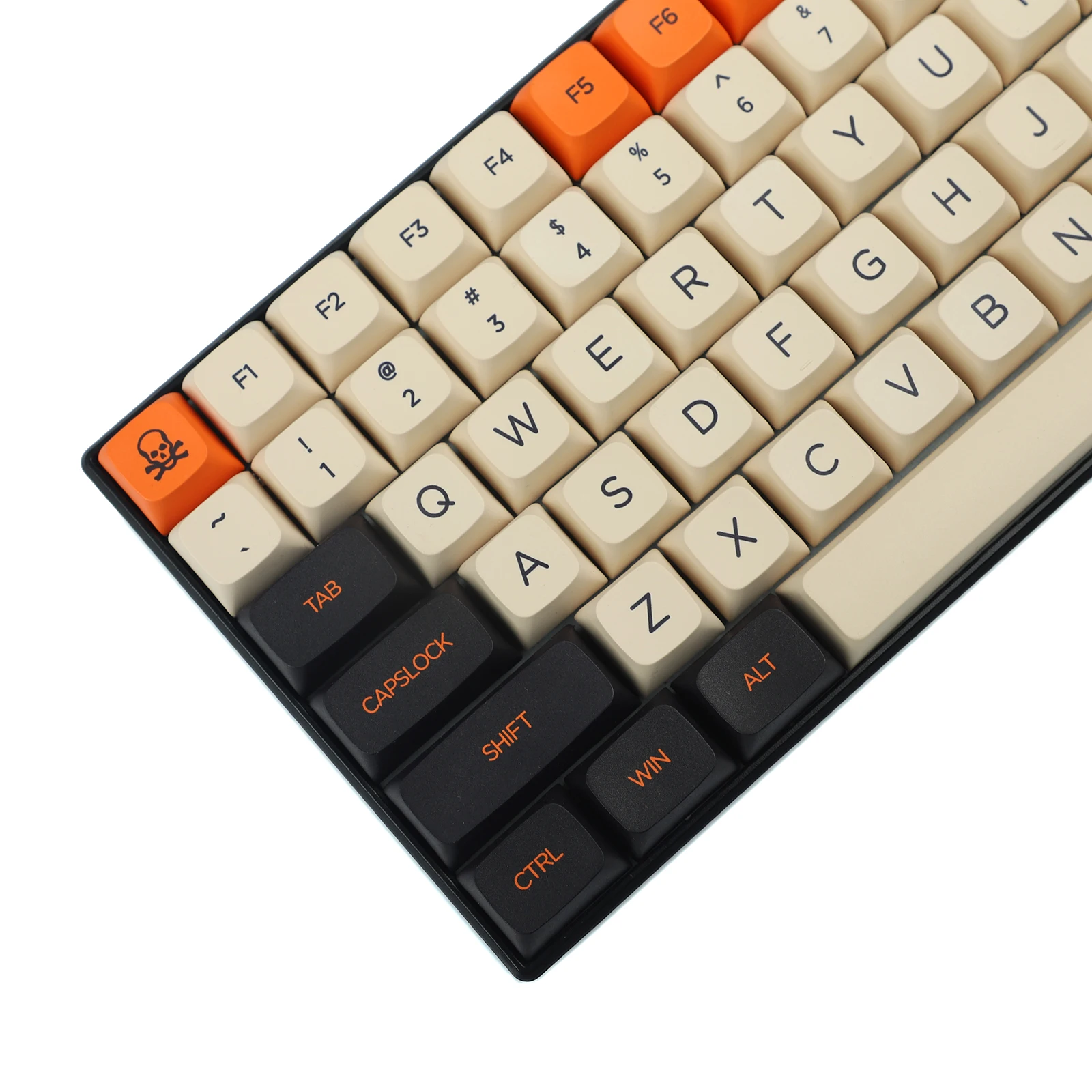 Imagem -03 - Zda 143 Chave de Carbono Keycap Duplo Tiro Corante Sub Grosso Pbt Keyconjunto Ansi 61 64 68 84 87 96 104 para mx Teclado Mecânico Diy