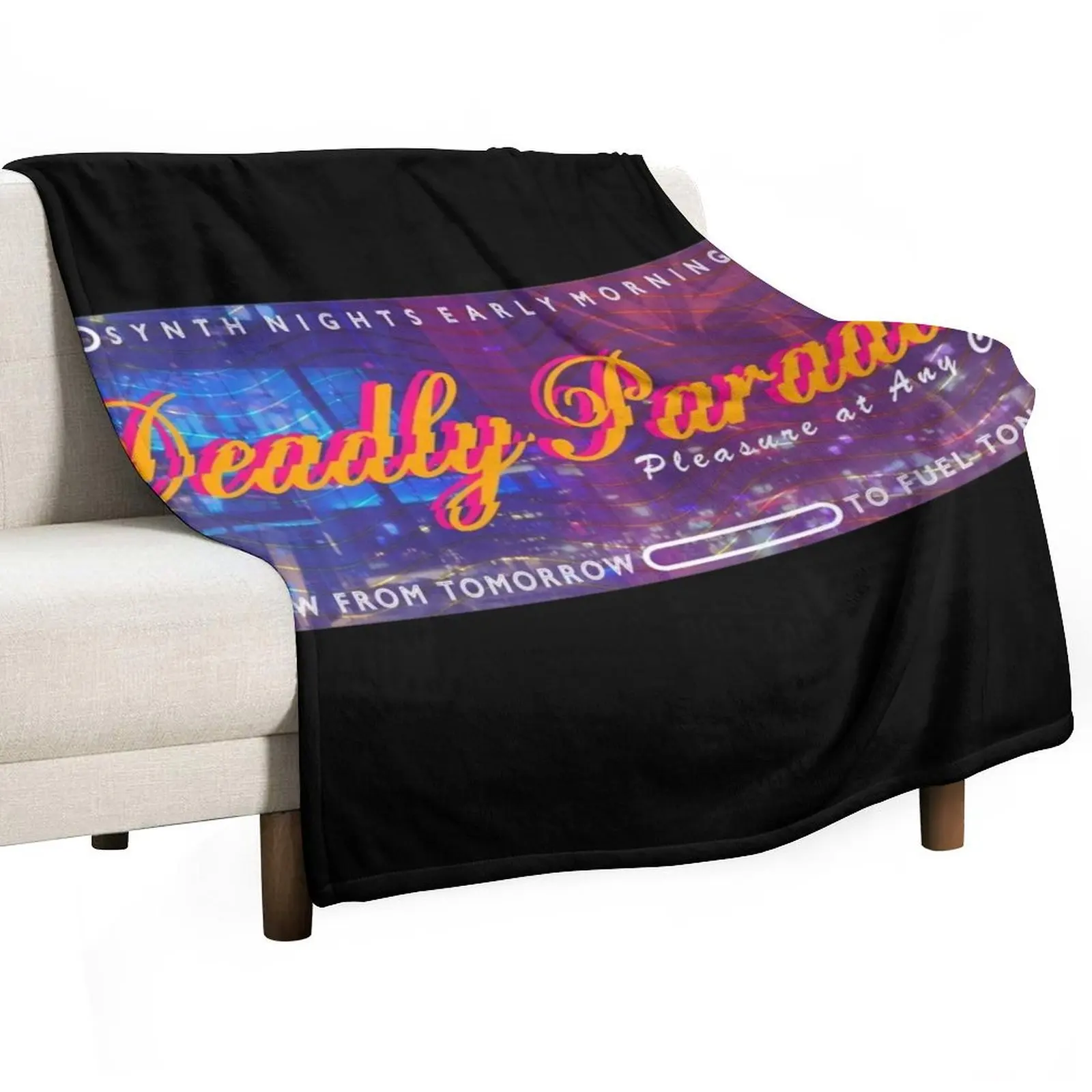 

Deadly Paradise Throw Blanket Picnic wednesday Blankets