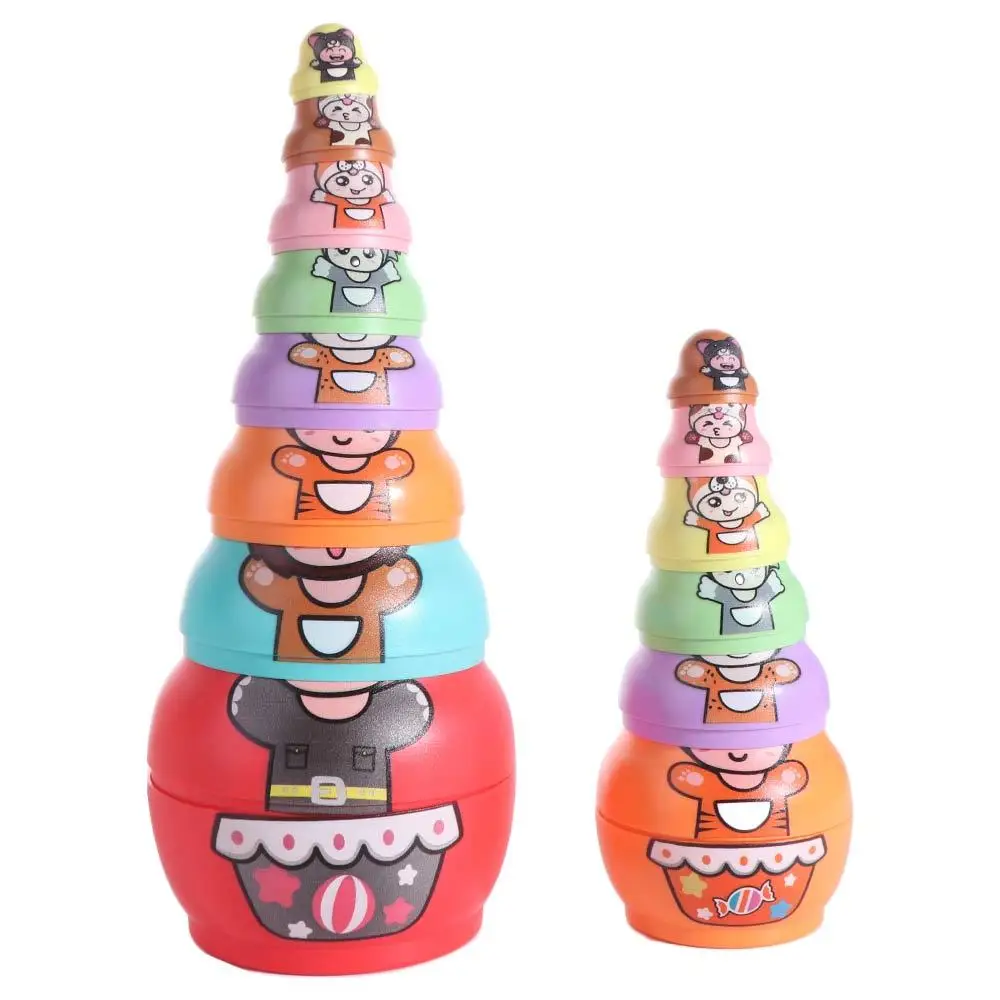 

6 Layer Russian Nesting Dolls 8 Layer Figurines Matryoshka Toys Decorations Cartoon Handmade Stacking Dolls Children's Day Gifts