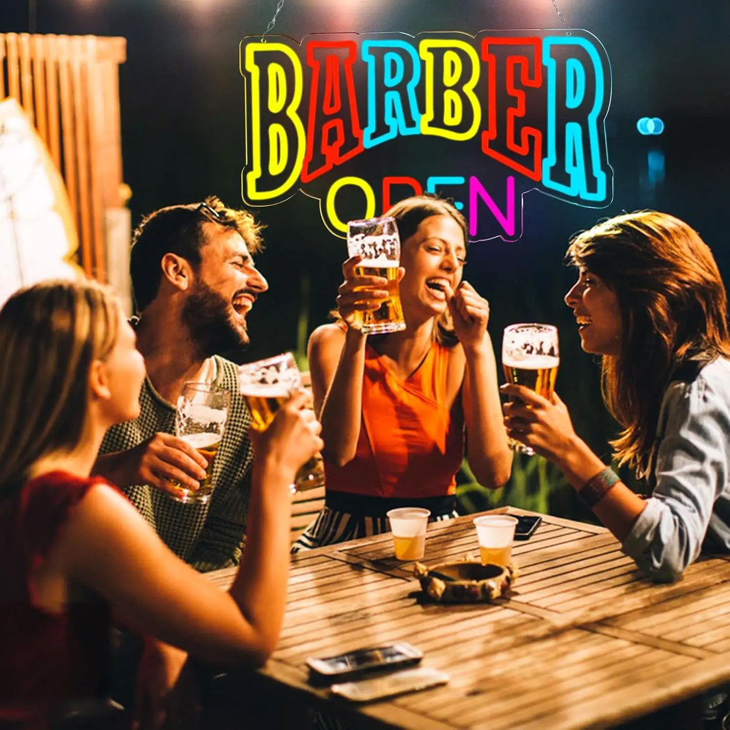 Kapper Neon Sign USB Dimbare LED Neon Light Sign voor Kapper Studio Business Store Neon Nachtlampje Kapper Opening Gift