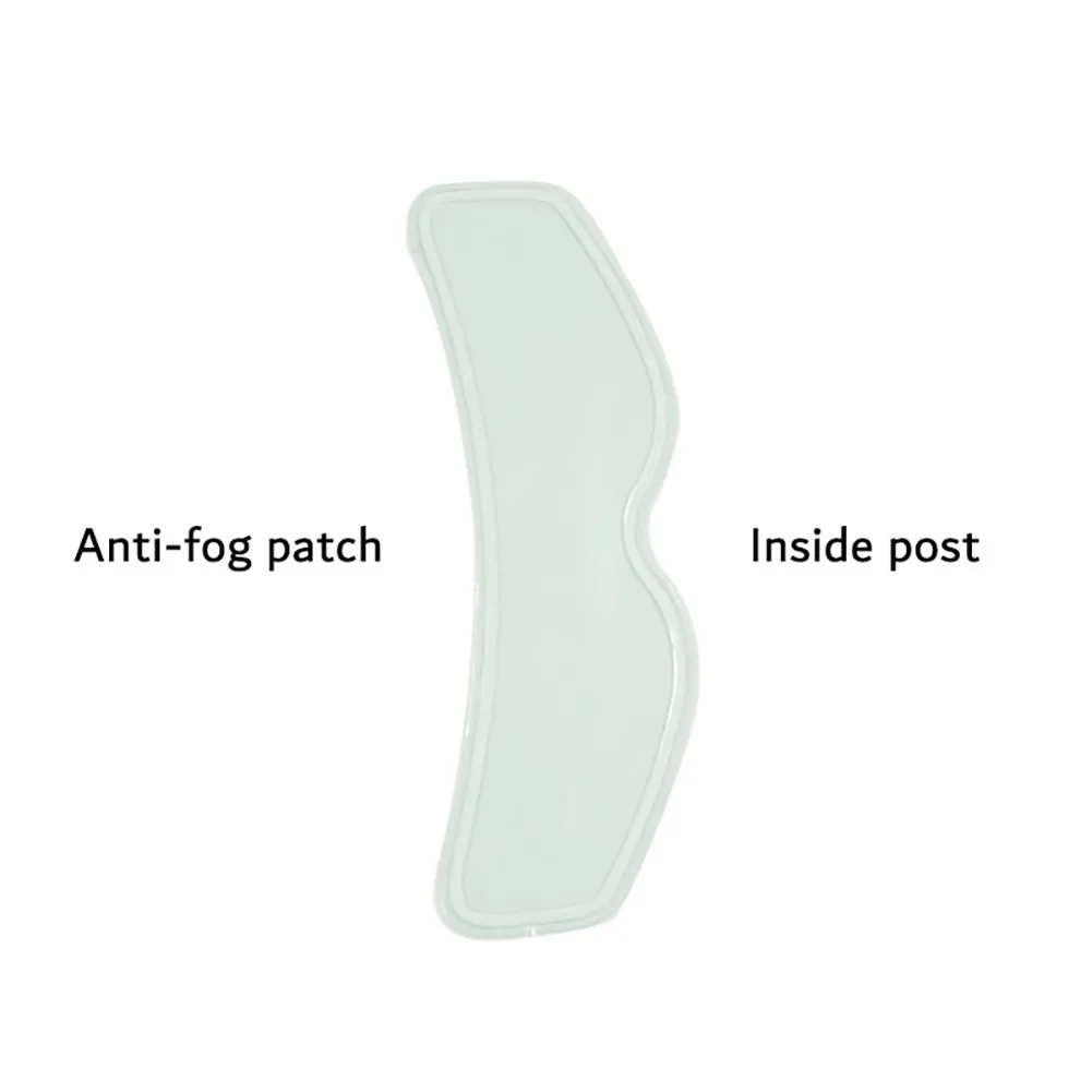

Motorcycle Helmet Anti Fog Patch For Rainproof Visor Lens Film for Clear Visibility Safety and Improved Performance
