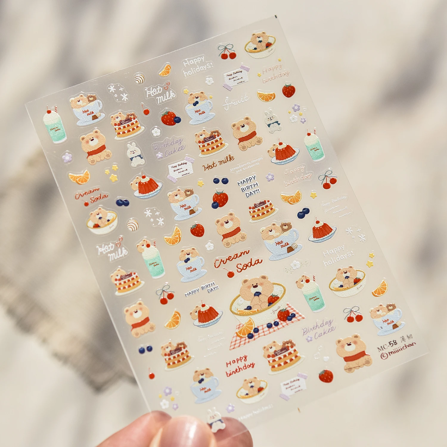 

1PCS 5D Auspicious Festive Style Blessing Animal Nail Stickers Lucky Puppy Motif Nail Supplies Versatile Quick-Drying Stickers