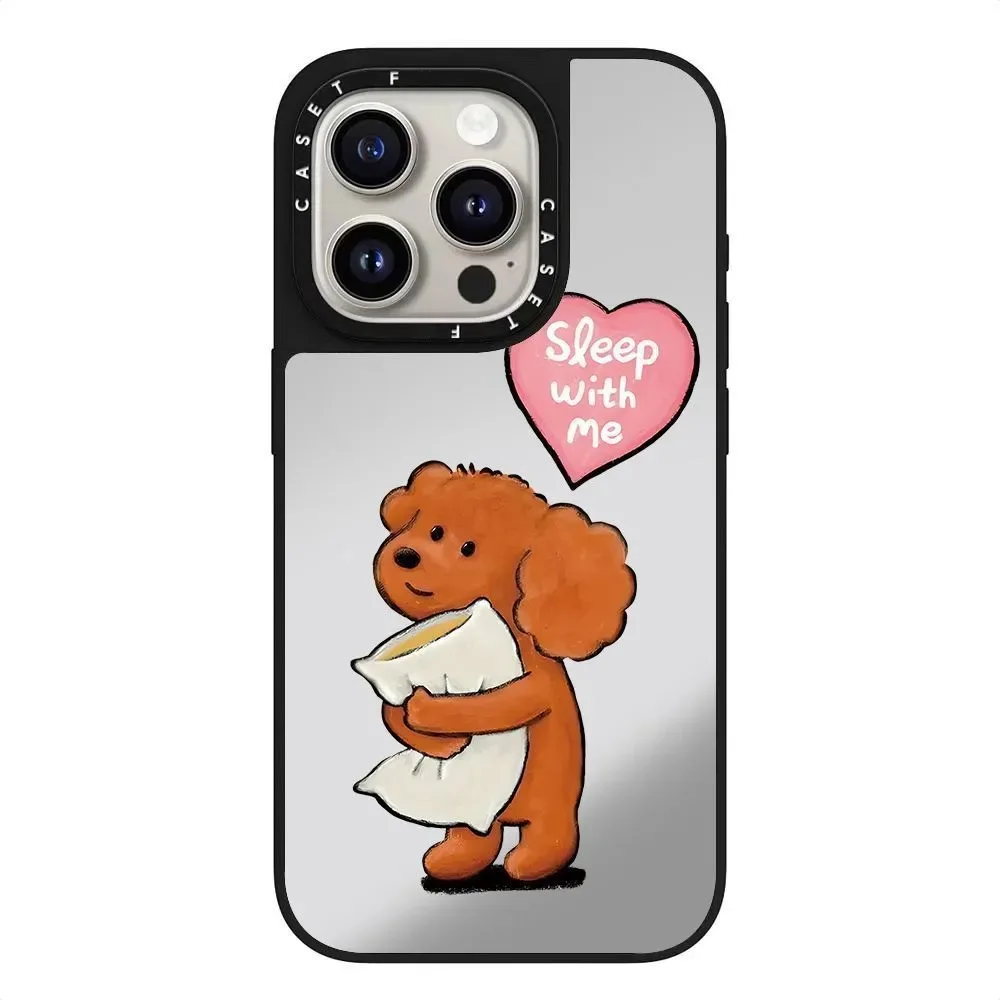 حافظة هاتف Eteecy Cute Dog ذات علامة تجارية مشتركة لهاتف iPhone 16/17 iPhone 15 Pro Max Trendy 14 Mirror #2