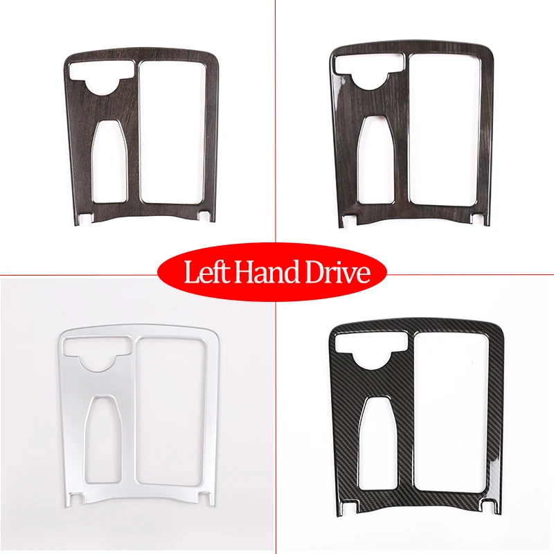 RHD LHD For Mercedes Benz C Class W204 2008-2014 Car ABS Central Console Cup Holder Frame Trim E Class Coupe C207 W212 2010-12