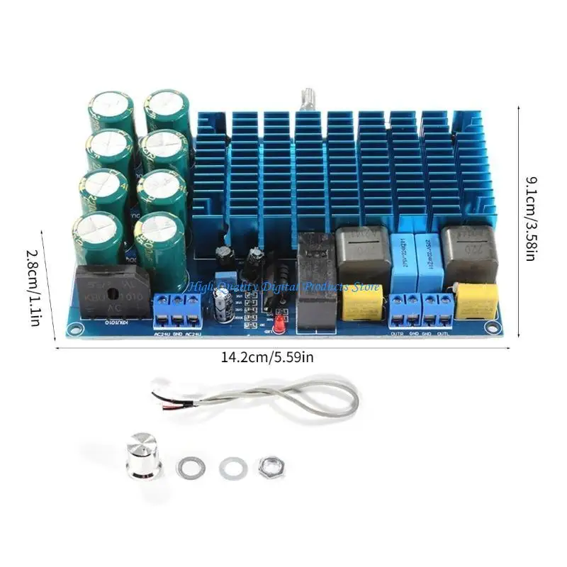 U2JE HIFI Power TDA8954 420W Twin Channel Digital Power Amplifiers Class D