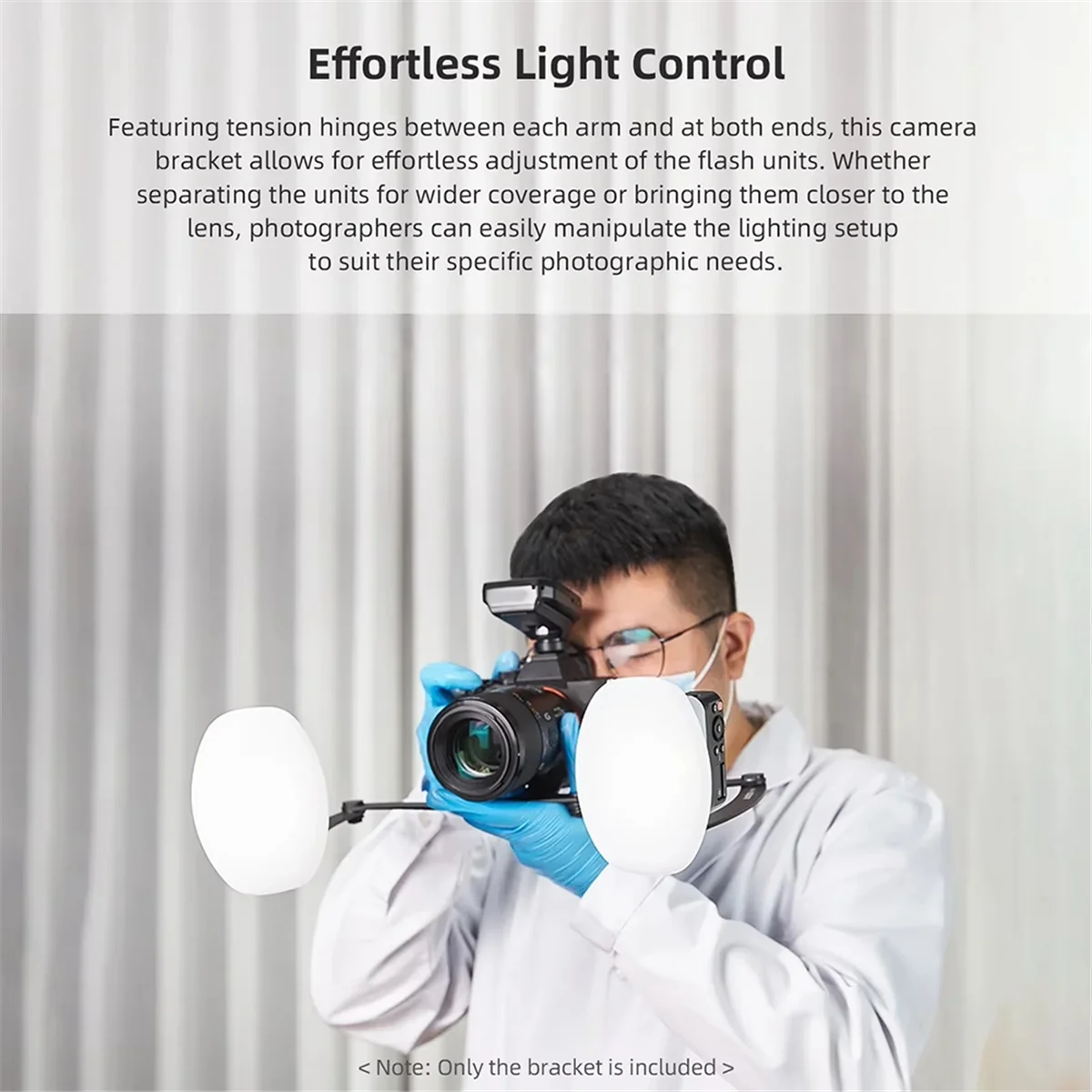 Hot sale MF-DB Flexible Flash Bracket for Dental, Portrait & Macro Photography for & DSLR Cameras