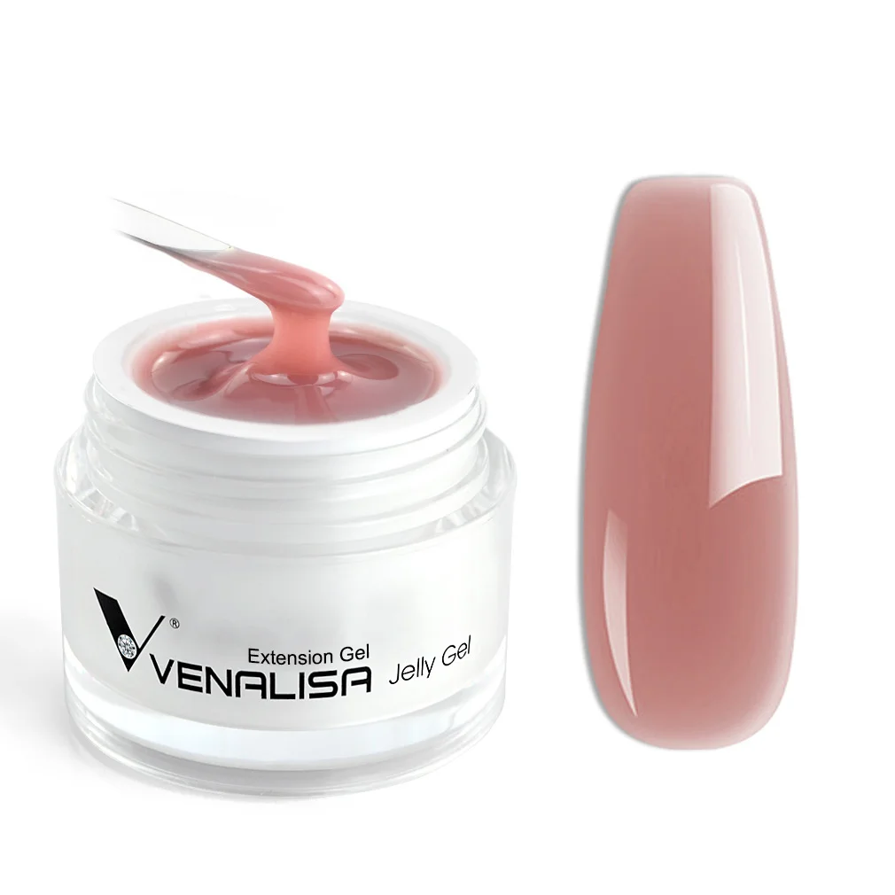 50 ml VENALISA Jelly Pink Gel Builder Nails Extension TPO Free French UV Construction Gel Gute Zähigkeit Building Nail Maniküre
