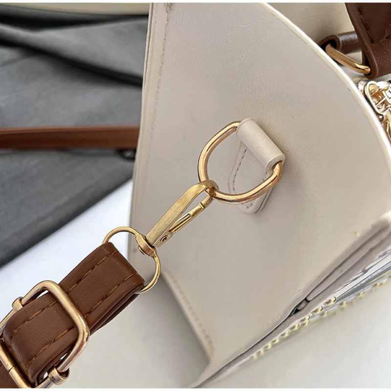 Neue Katzenelfen-Handtasche: Stylische, vielseitige Damen-Umhängetasche, trendige Fantasy-Schultertasche, quadratische Tragetasche, Aktentasche mit Stauraum – Detail 23