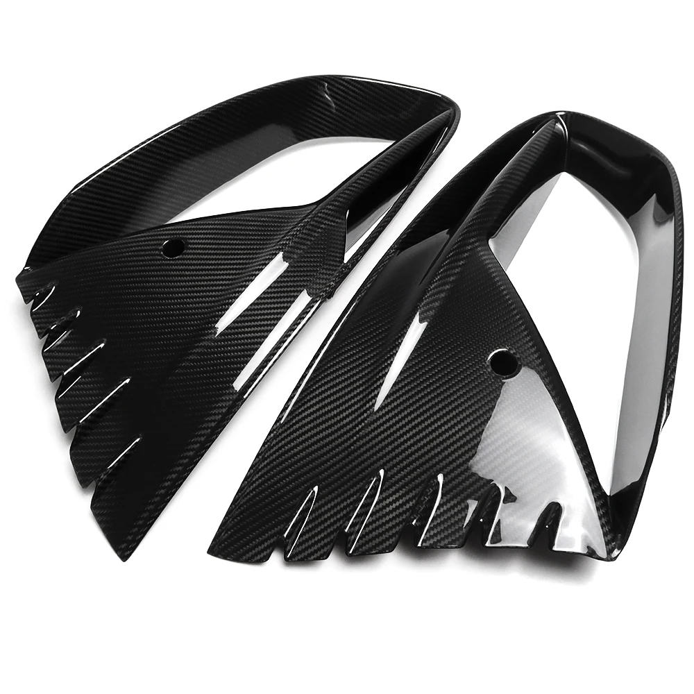 For Lotus Emira V6 I4 2022-2025 Front Bumper Air Vented Duct Cover Real Carbon Fiber Exterior Accessories Stick-on