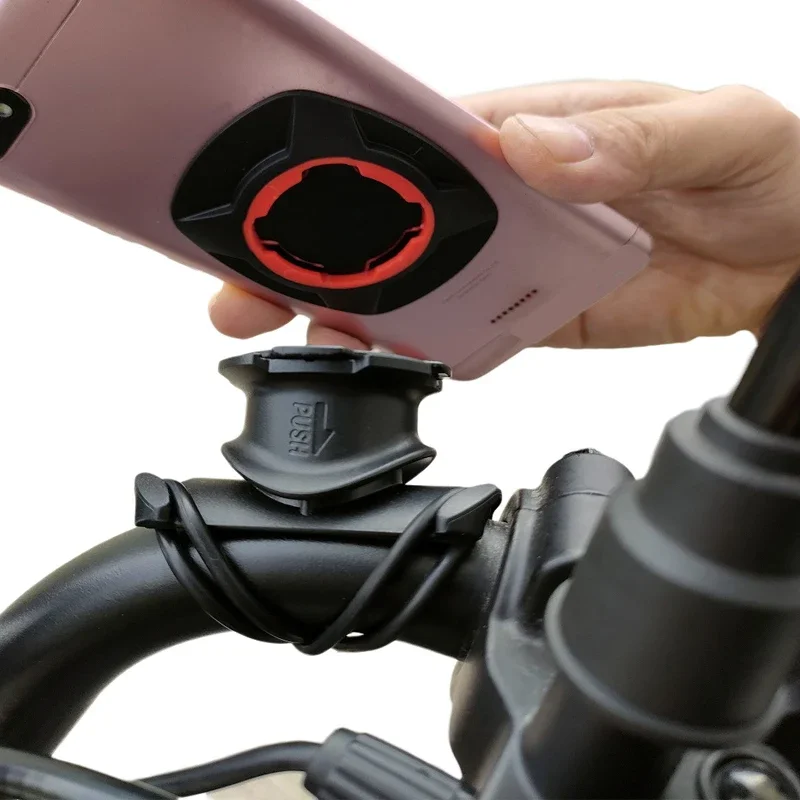 Bike Handlebar Stem Holder Motocycle Handlebar Phone Mount Universal Adapter Mirror Extender VIBRATION DAMPENER Clip Twist Lock