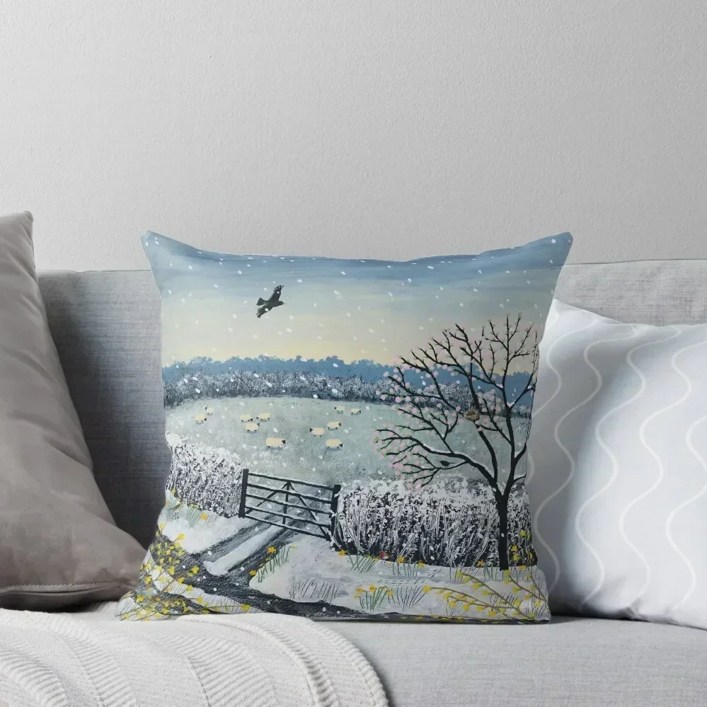 

Snowflakes and Blossom Throw Pillow Anime Cushions For Children Pillowcases Bed Cushions bed pillows pillow