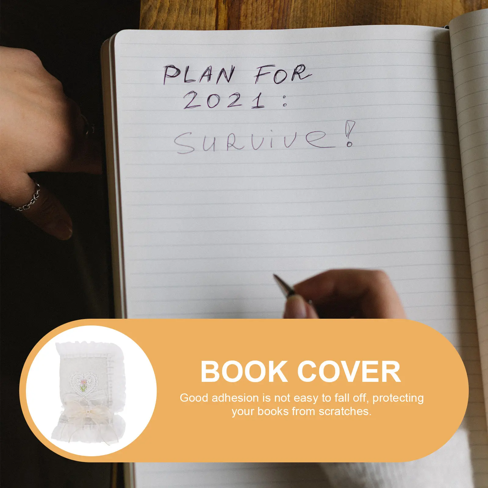 

Stylish Book Cover Fabric Sleeve for Notebook Hardcover Protection Washable Reusable Elegant Design Book Lover Collection