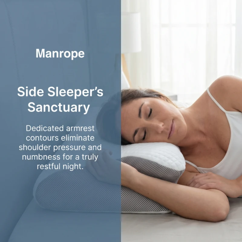 Almohada de Espuma Viscoelástica con Forma de Mariposa, Color Gris Claro, 2026, Soporte Cervical de Rebote Lento para Todas las Posiciones de Dormir
