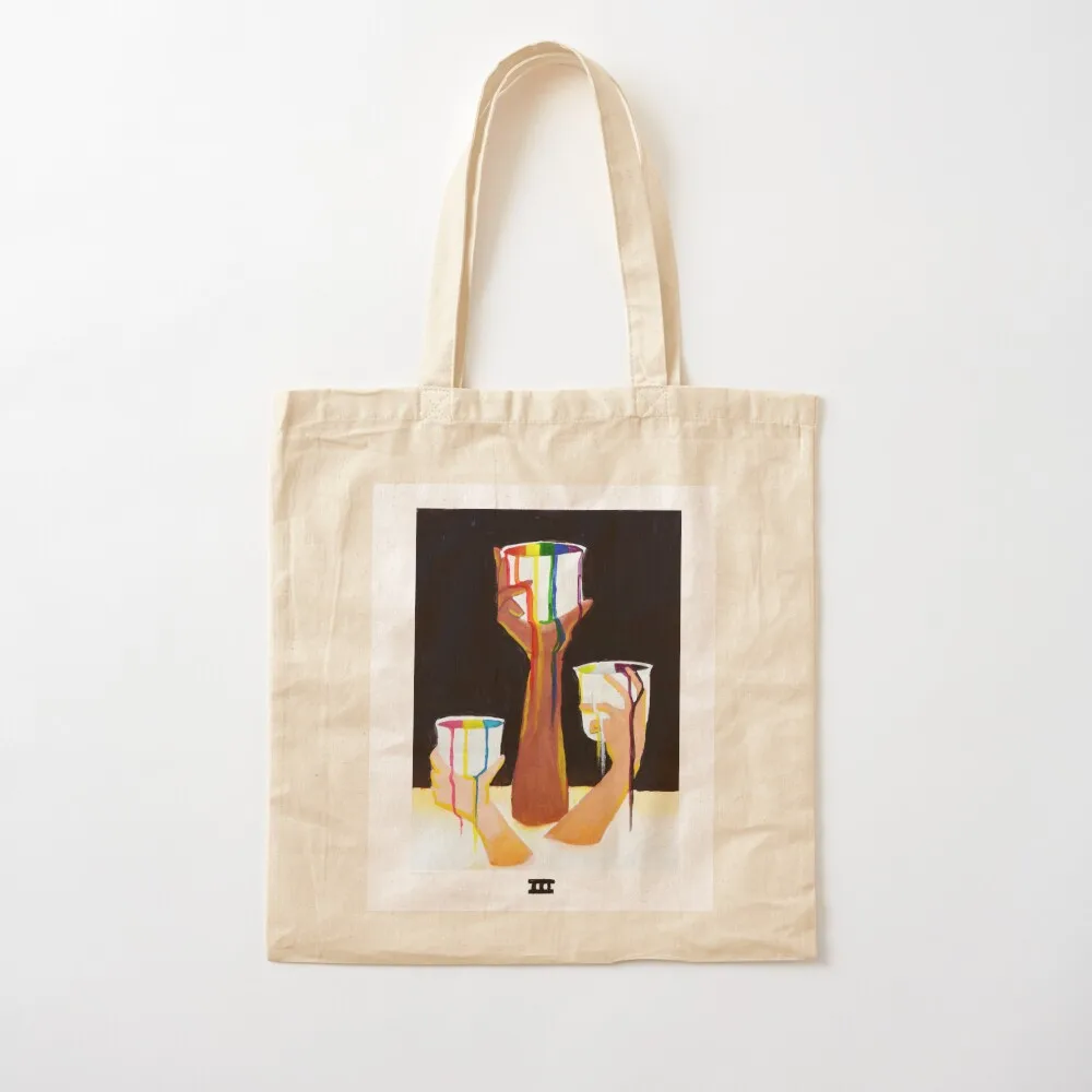 ثلاثة من الكؤوس ملصق فخر حمل حقيبة المرأة حمل حقيبة حقائب النساء حقيبة كبيرة حقائب مخصصة