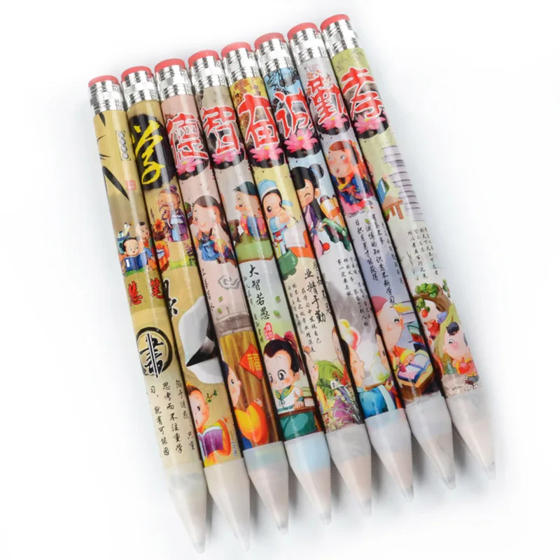 35cm Giant Wooden Large Pencil,Personality Novelty Stationery Children Toy Performance Prop Paint Artist Student Big Pen Gifts