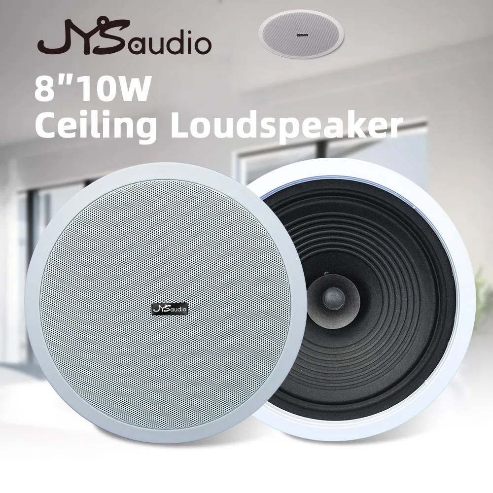 8 inch Ceiling Loudspeaker High Fidelity Stereo Professional Home Theater Sound System Wall Speaker Roof Horn Restaurants Hotel