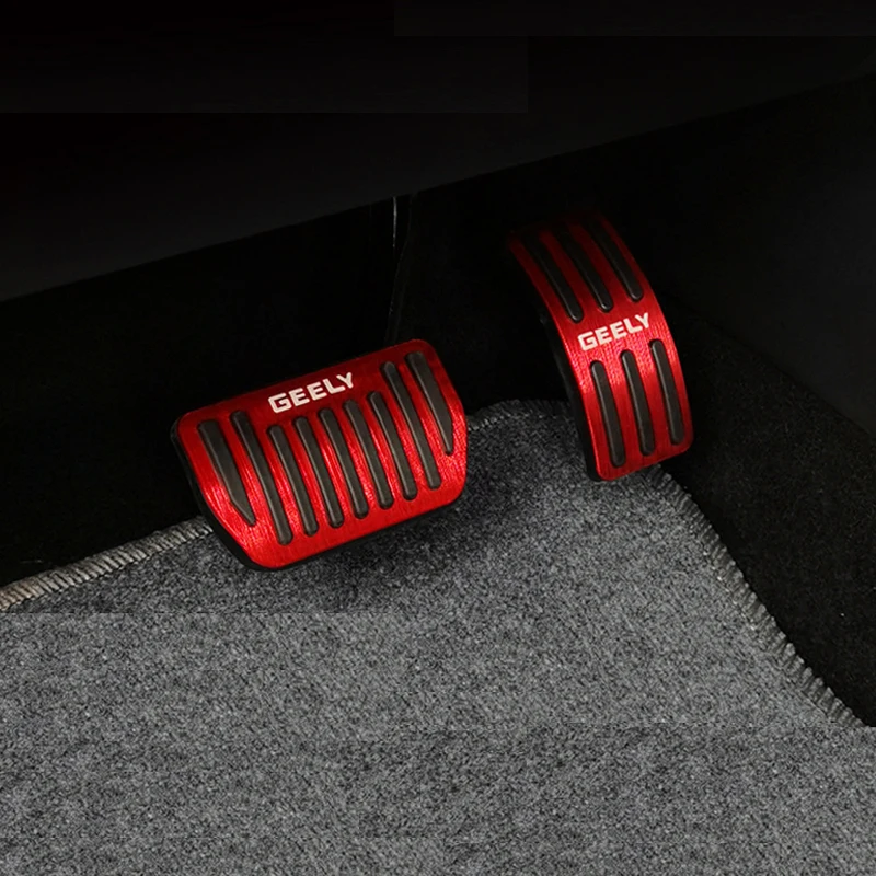 

For Geely Okavango I 2023 2024 Car Anti-skid Acclerator Brake Pedal Protection Cover Accessories