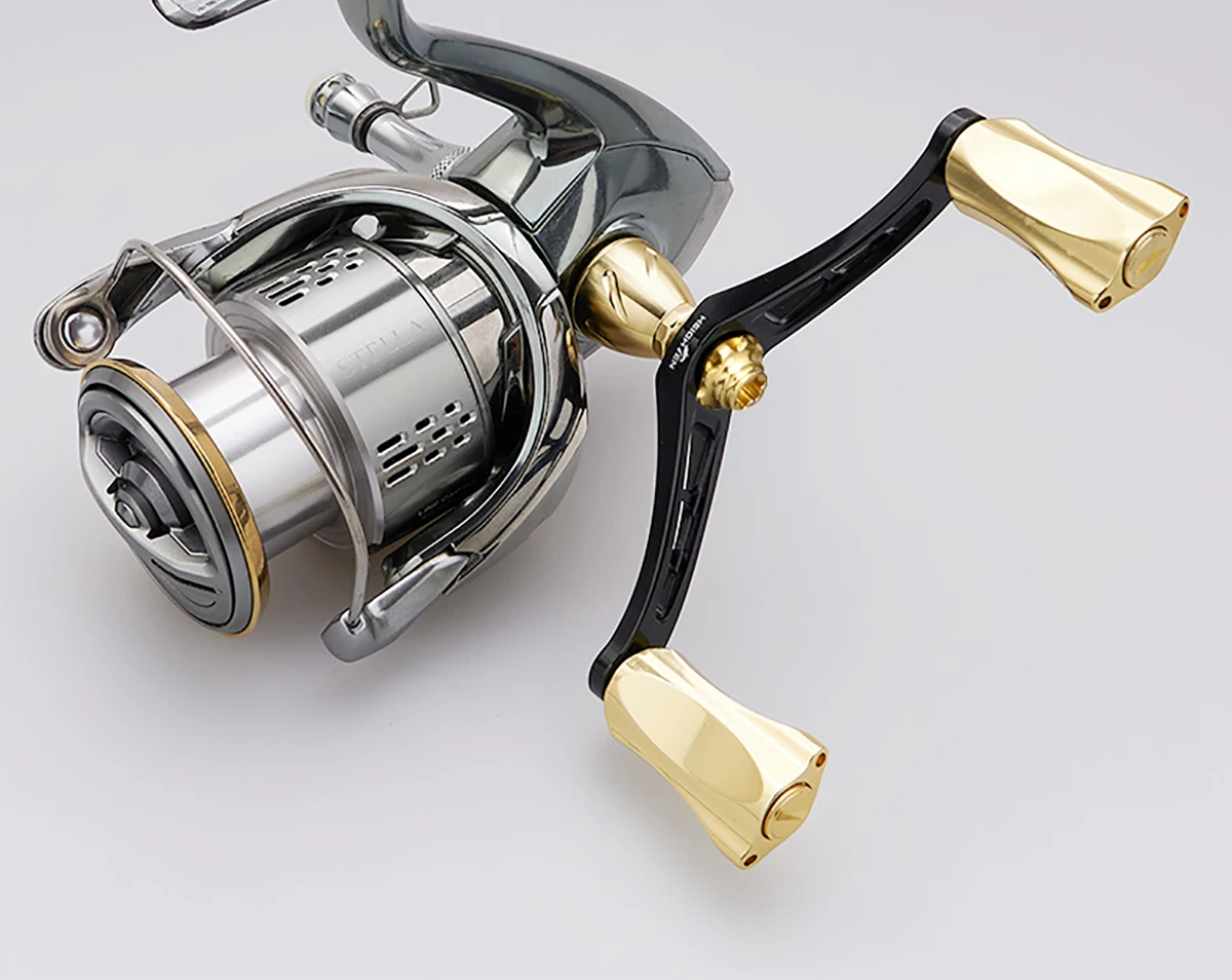 Erhöhte Spinnrolle mit Doppelgriff, 92 mm Achsabstand und 21 mm Knopf, passend für Daiwa- und Shimano-Rollen-Modifikationsteile – Detail 16