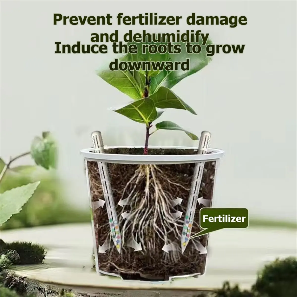 RECOMMENDATION  100pcs Potted Plant Soil Aeration Vent Pipe, Anti Root Rot Breathable Drain Tube Helps Plants Grow Healthily