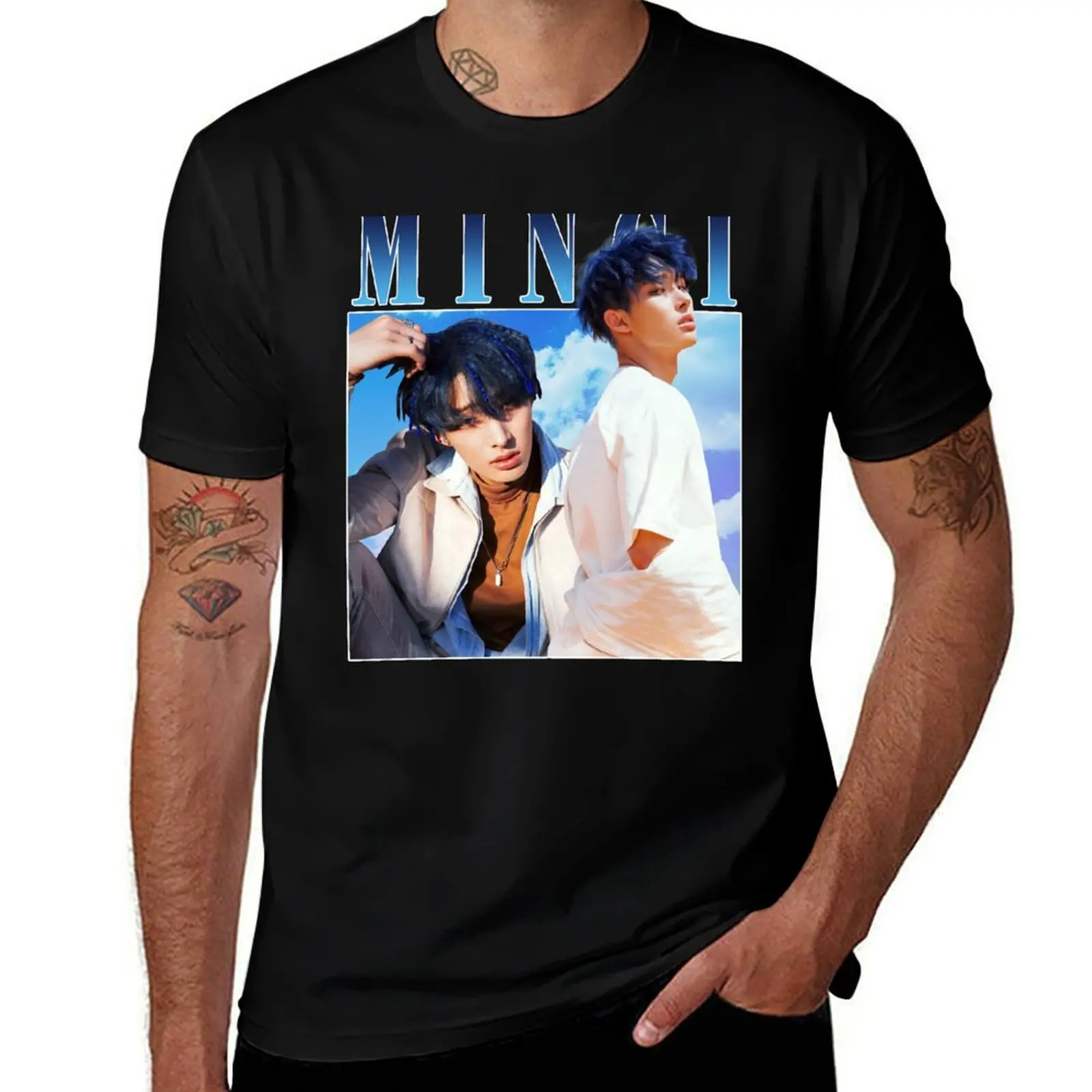 

Mingi Ateez T-Shirt Quick Dry Training Short Sleeve Tee