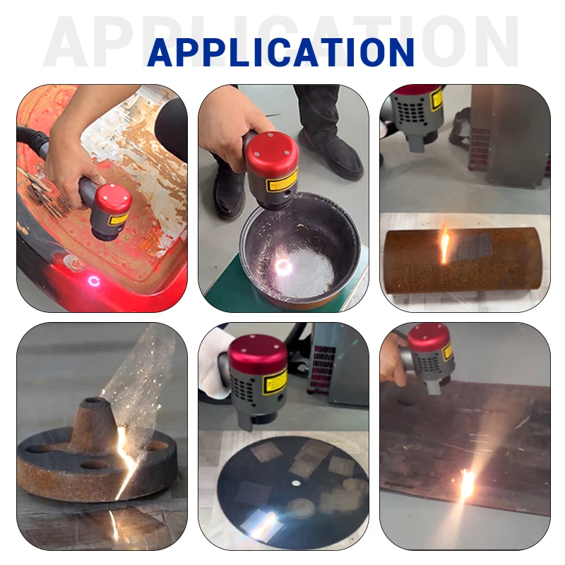 200w JPT Laser Cleaning Machine Price Laser Rust Removal Backpack Rust Laser Cleaner multimode