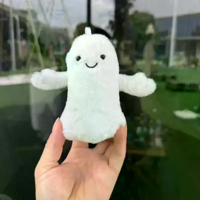 Fun Cartoon Halloween Skeleton Bat Plush Doll Pendant Keychain Creative Cute Backpack Accessories For Children Holiday Gifts